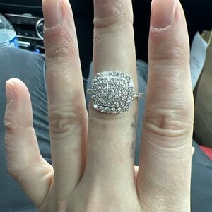 White gold diamond ring!